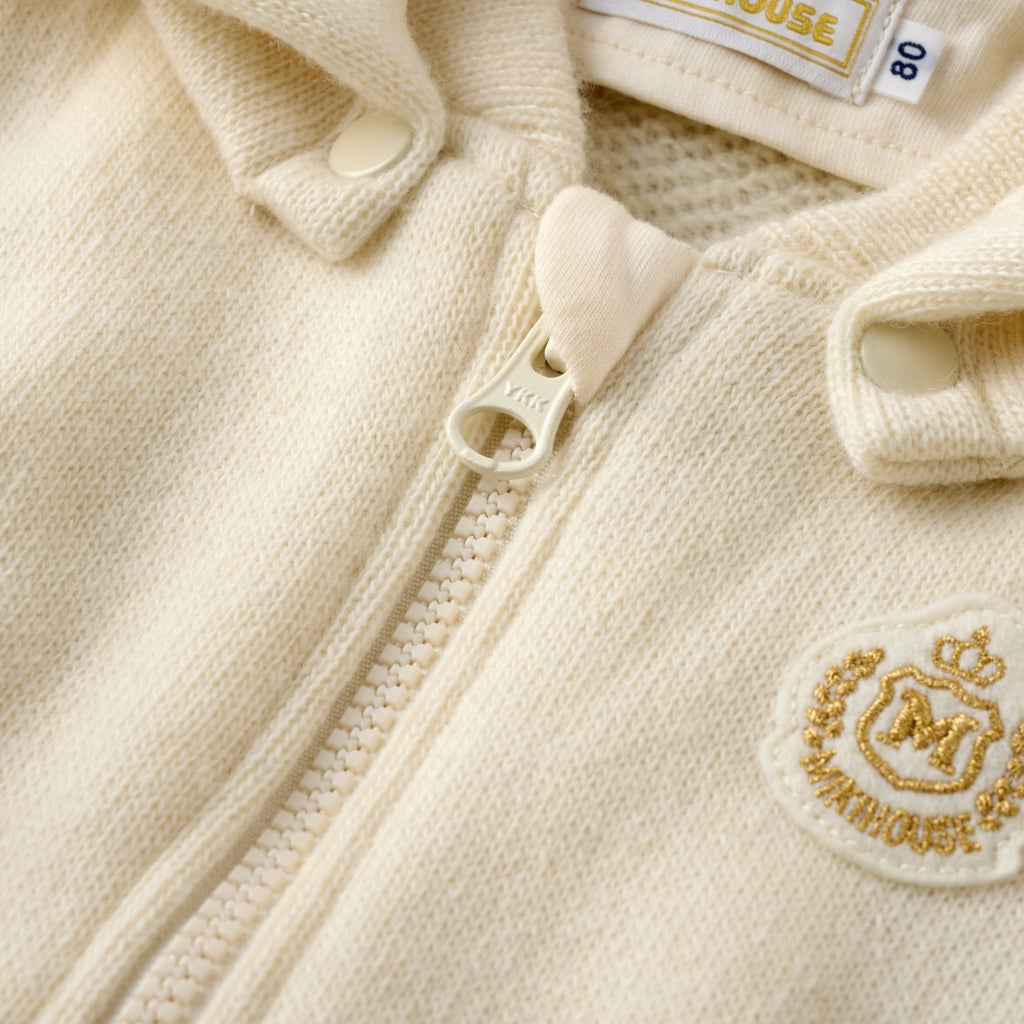 PARKA BLANC EN CACHEMIRE MIKI HOUSE