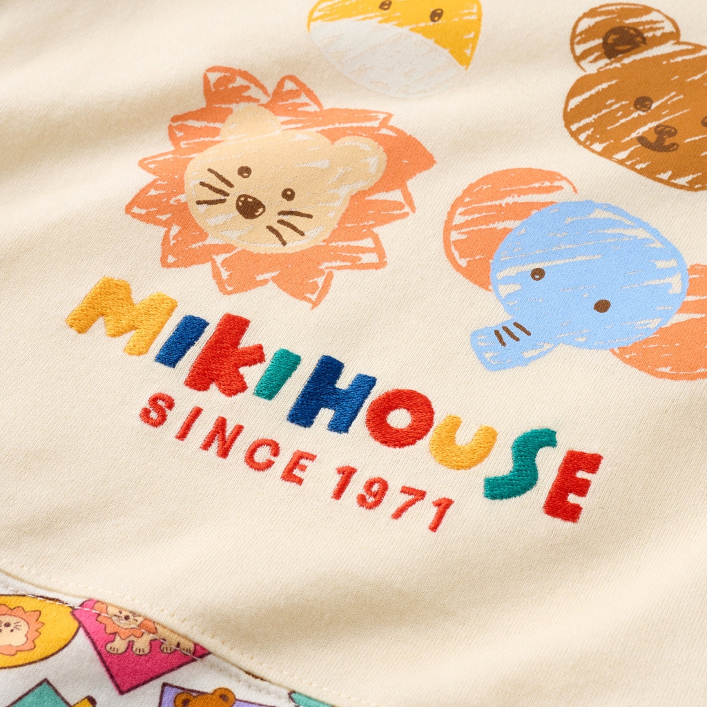 T-SHIRT MANCHES LONGUES MULTICOLORE ANIMAUX