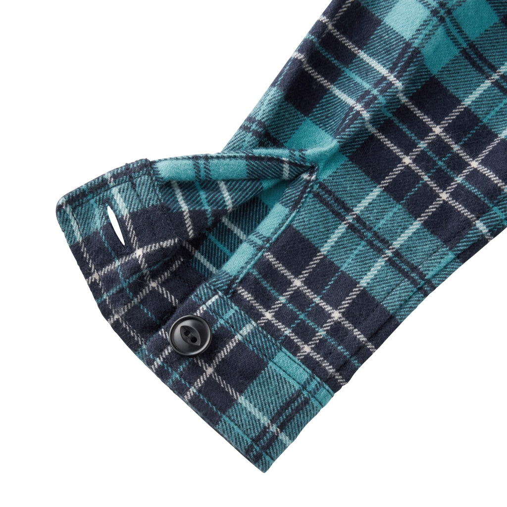 CHEMISE BLEUE À CARREAUX MIKI HOUSE