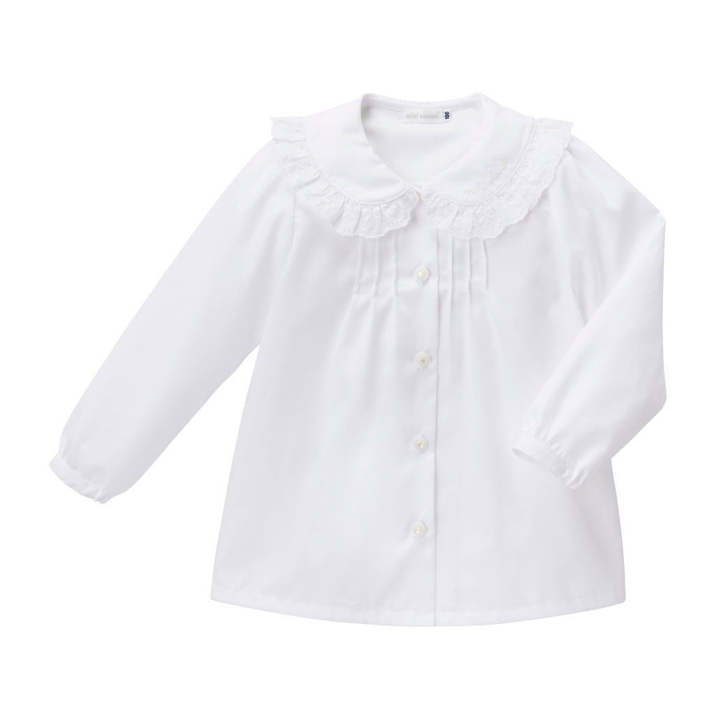 BLOUSE ELEGANTE BLANCHE MIKI HOUSE