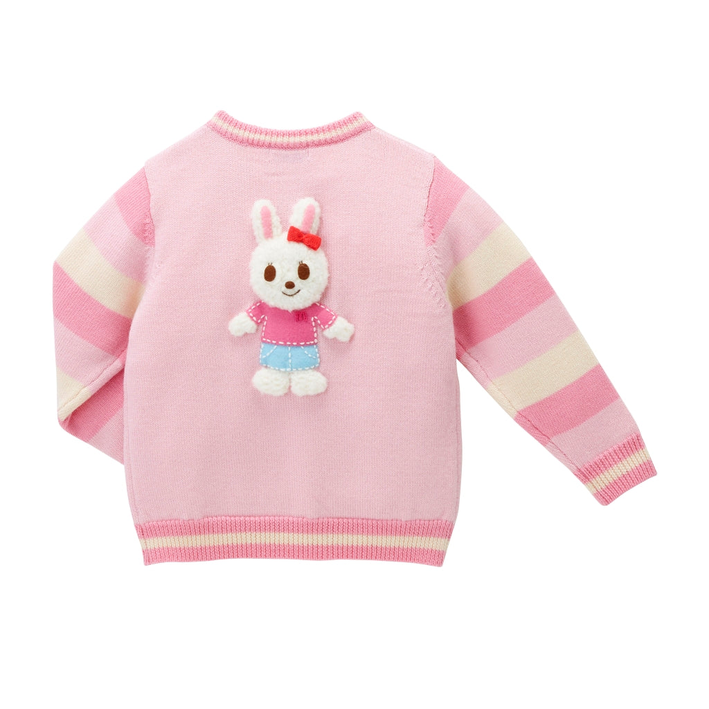 SWEATER EN LAINE ROSE USAKO MIKI HOUSE