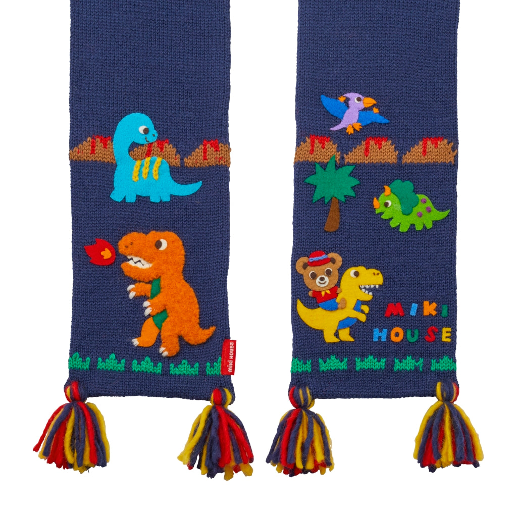 ÉCHARPE PUCCI BLEUE DINOSAURES