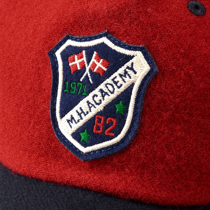 CASQUETTE EN LAINE ROUGE MIKI HOUSE ACADEMY