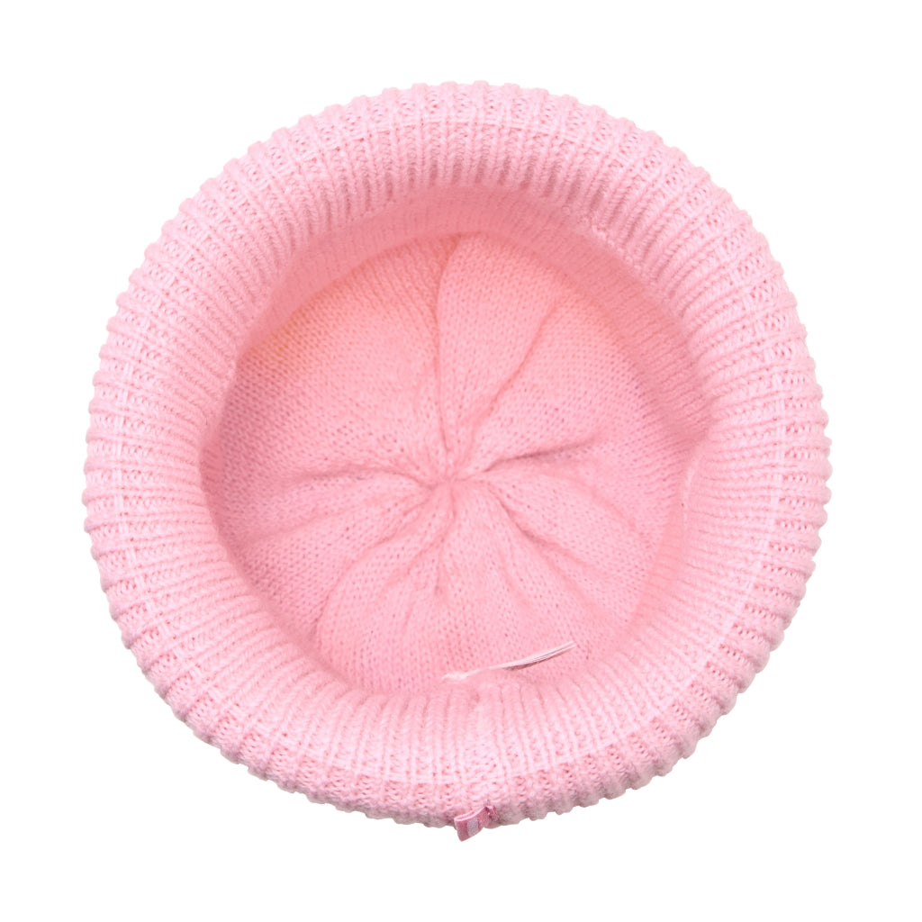 BONNET USAKO PASTEL À POMPON