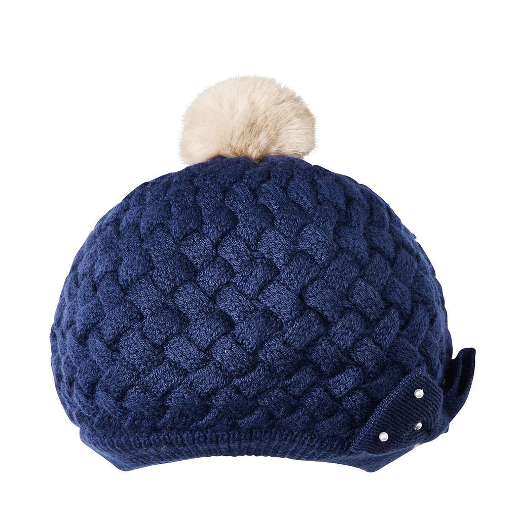 BÉRET EN LAINE BLEU MARINE