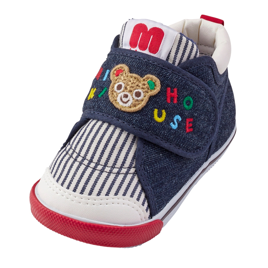 PUCCI MIKI HOUSE BLUE BABY SHOES