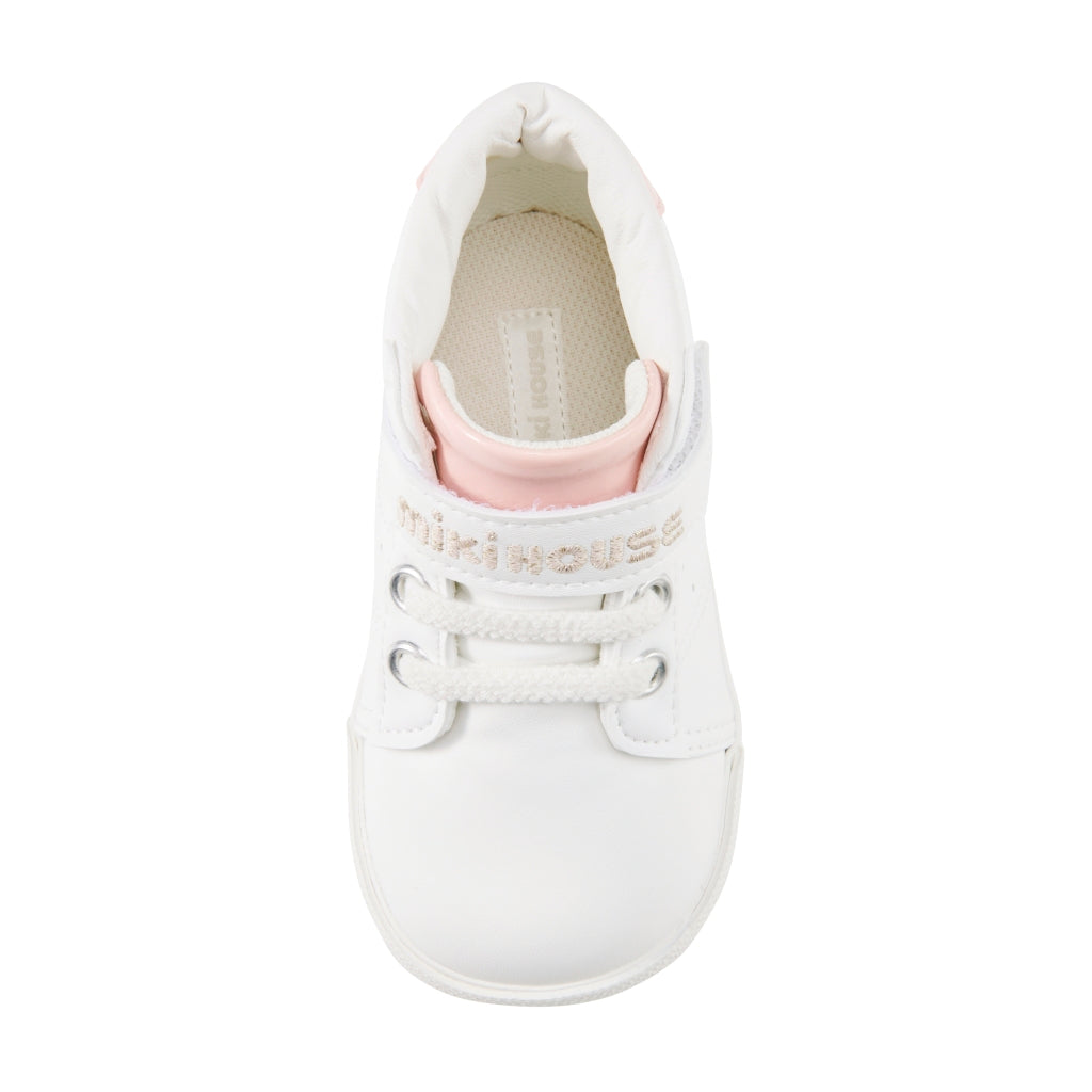CHAUSSURES BLANCHES ET ROSES MIKI HOUSE