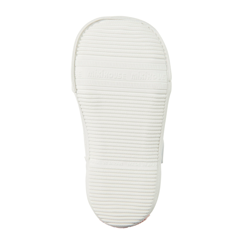 CHAUSSURES BLANCHES ET ROSES MIKI HOUSE