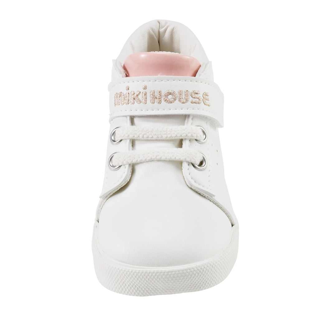 CHAUSSURES BLANCHES ET ROSES MIKI HOUSE