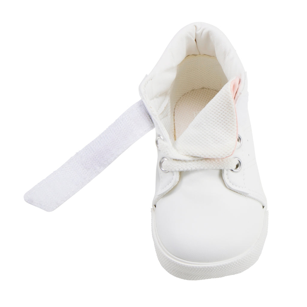 CHAUSSURES BLANCHES ET ROSES MIKI HOUSE