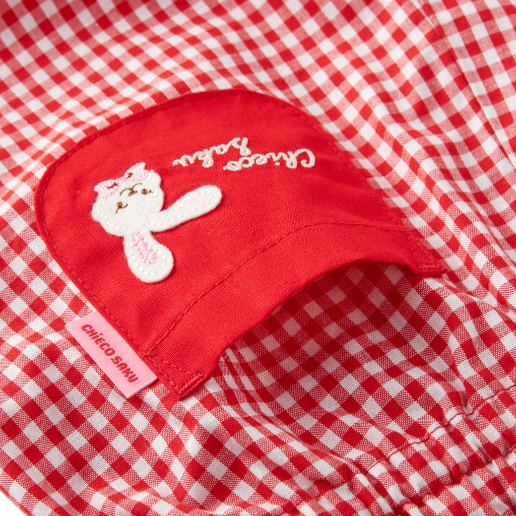 PANTACOURT CHIECO SAKU VICHY ROUGE