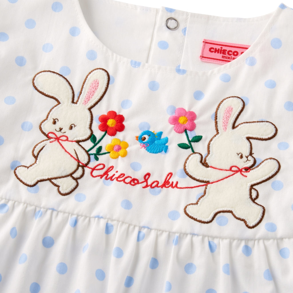 HAUT BLANC À POIS CHIECO SAKU