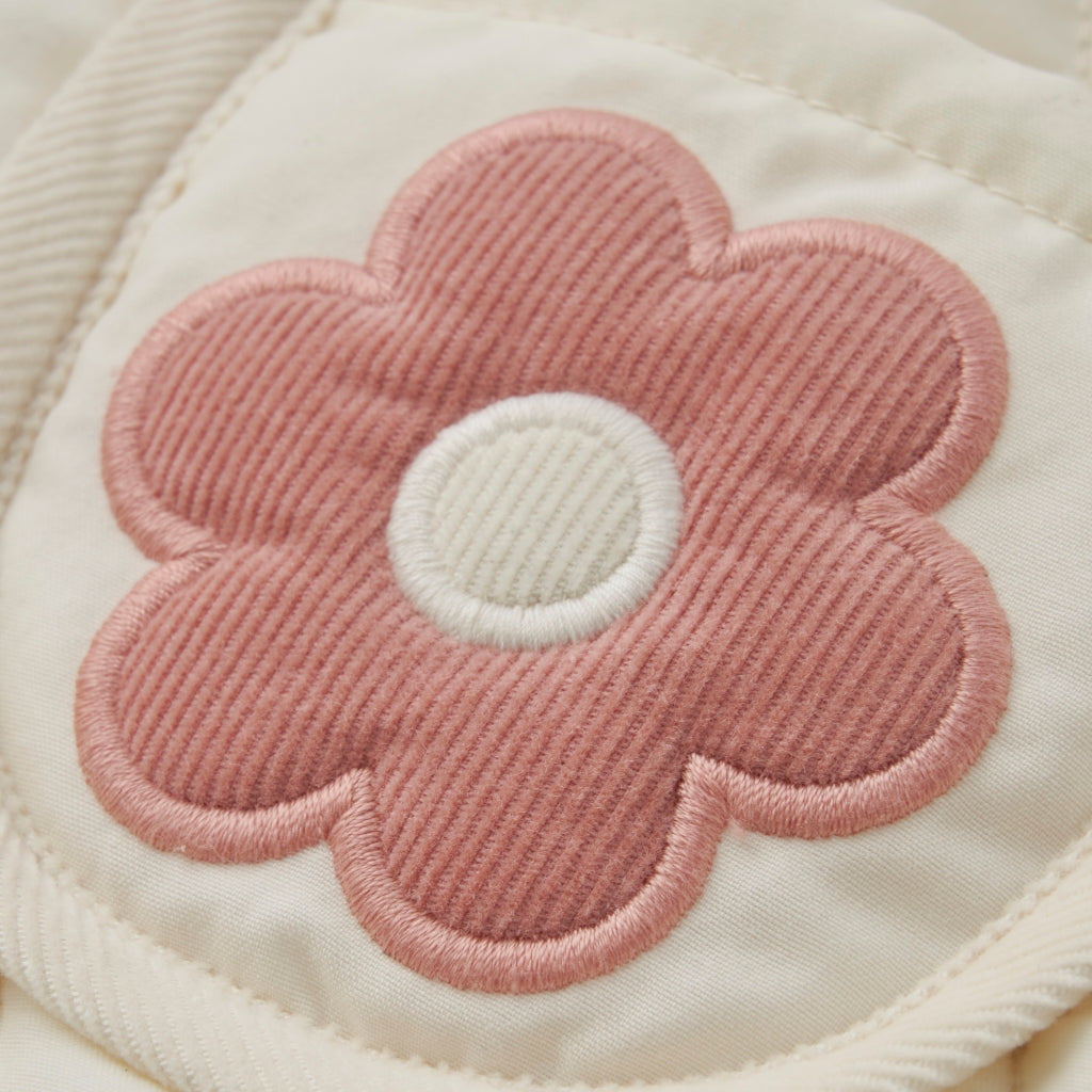 MANTEAU LÉGER BLANC FLORAL CHIECO SAKU