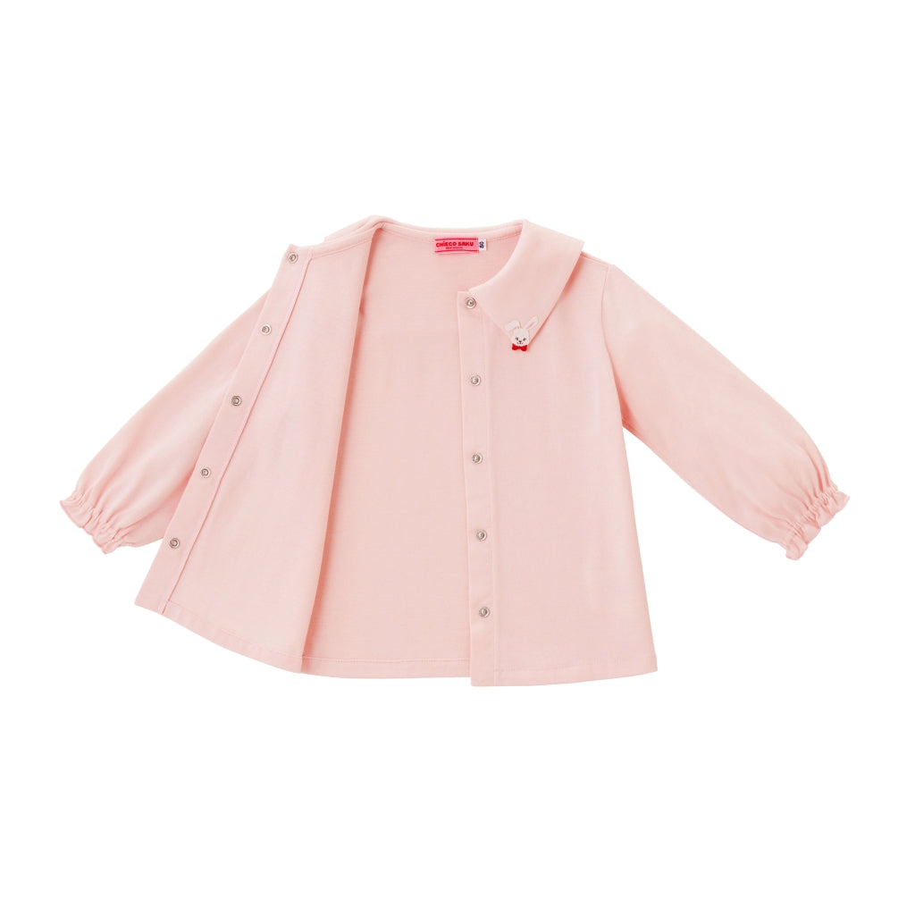 CHIECO SAKU LIGHT PINK SHIRT FOR GIRL MIKI HOUSE