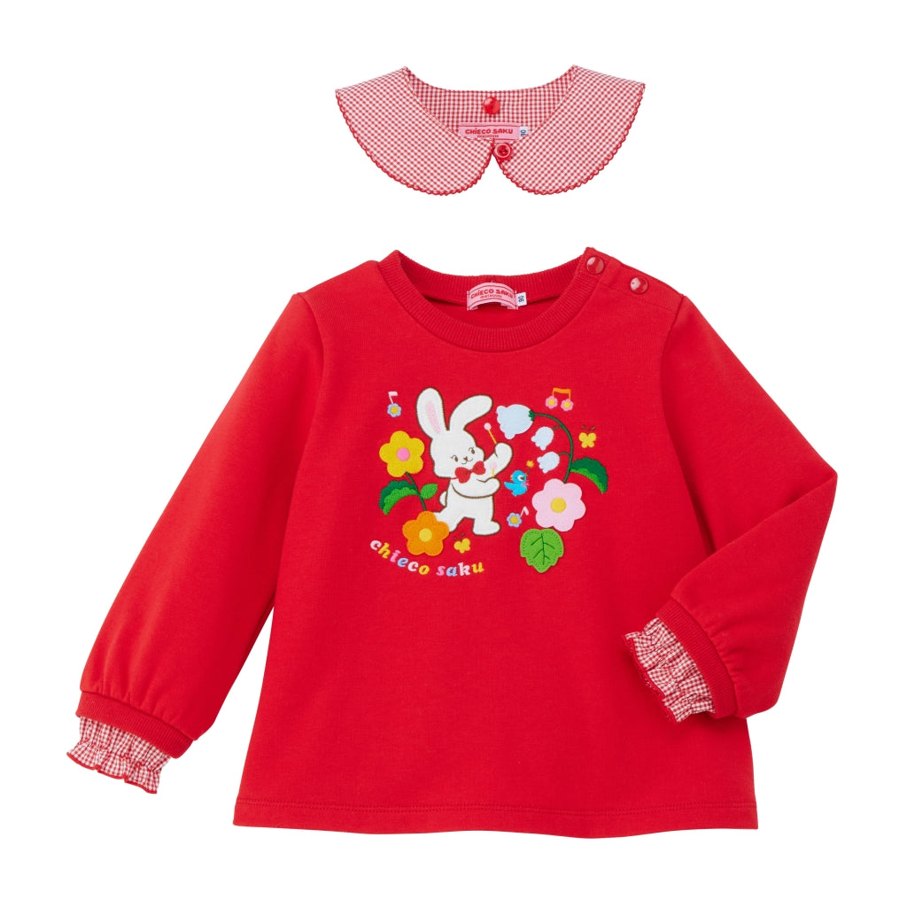 SWEAT SHIRT ROUGE CHIECO SAKU
