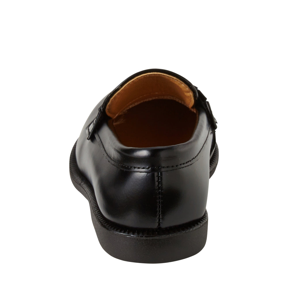 MOCASSINS NOIRS EN CUIR ENFANTS