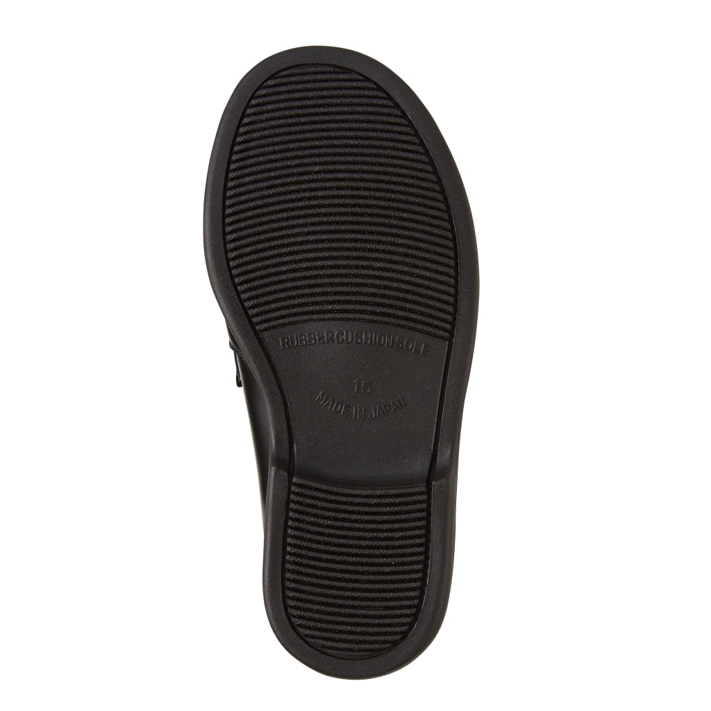 MOCASSINS NOIRS EN CUIR ENFANTS