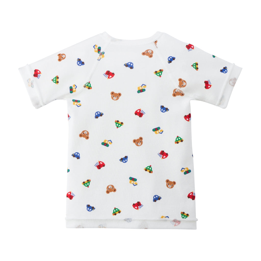 HAUT SOUS VÊTEMENT BLANC MOTIFS OURSON PUCCI