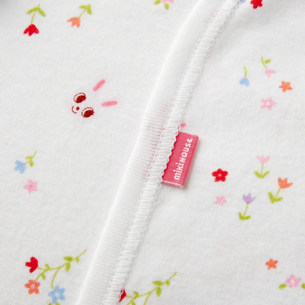 HAUT SOUS VÊTEMENT BLANC MOTIFS LAPIN USAKO