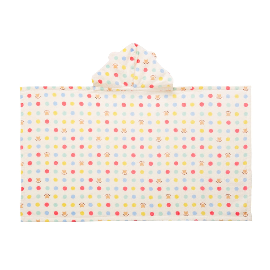 PONCHO DE BAIN À POIS
