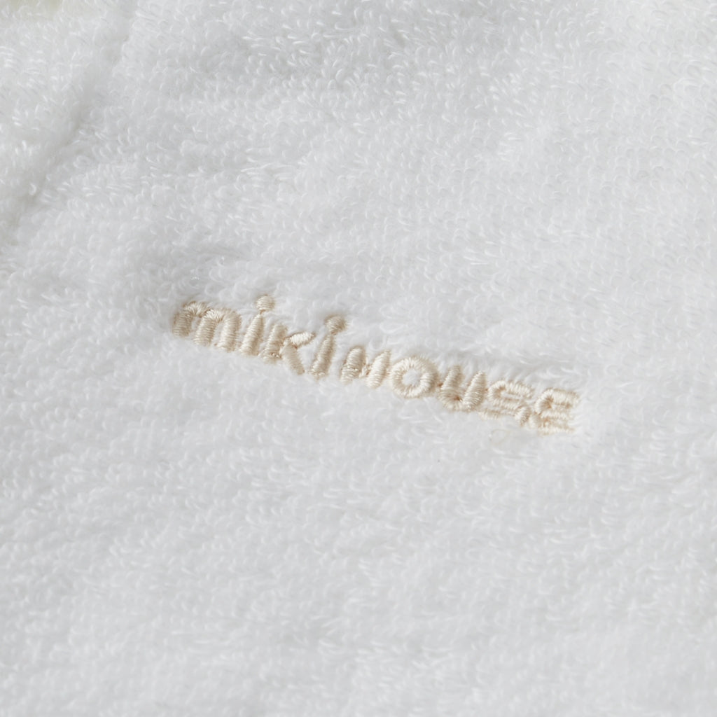 SET PEIGNOIR ET BAVOIR BLANCS MIKI HOUSE