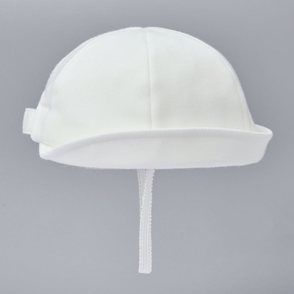 CHAPEAU BLANC BRODERIE MH GOLD LABEL