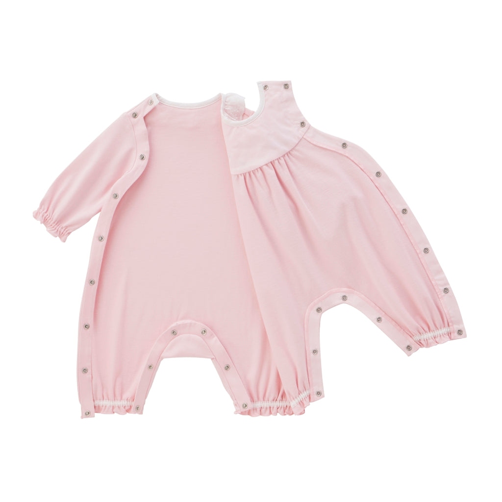 COMBINAISON BÉBÉ COTON ROSE