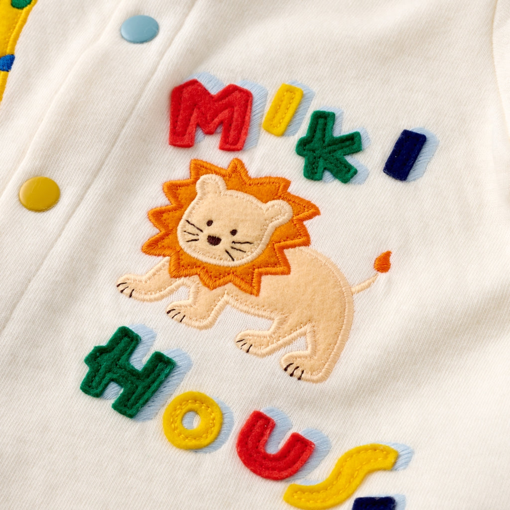 COMBINAISON COLORÉE ANIMAUX MIKI HOUSE