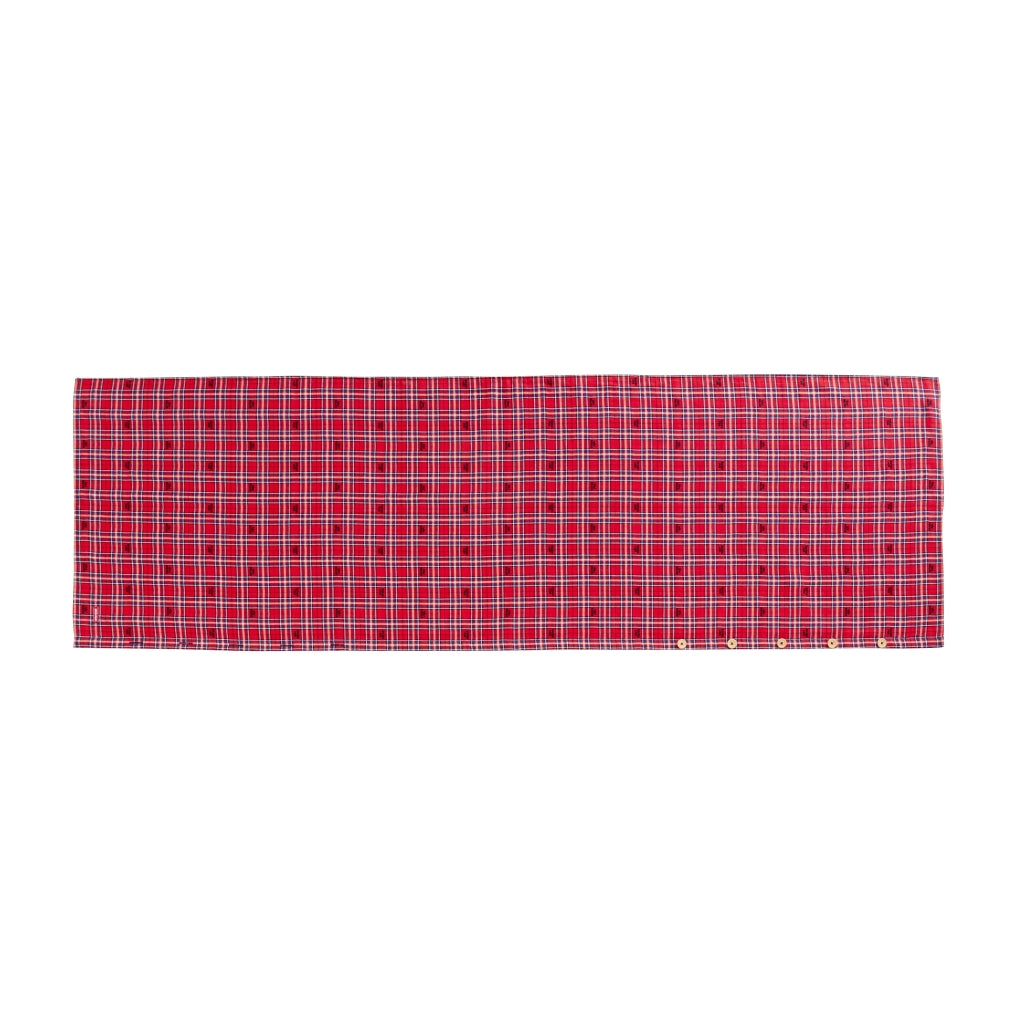 COUVERTURE MULTIFONCTION ROUGE À CARREAUX