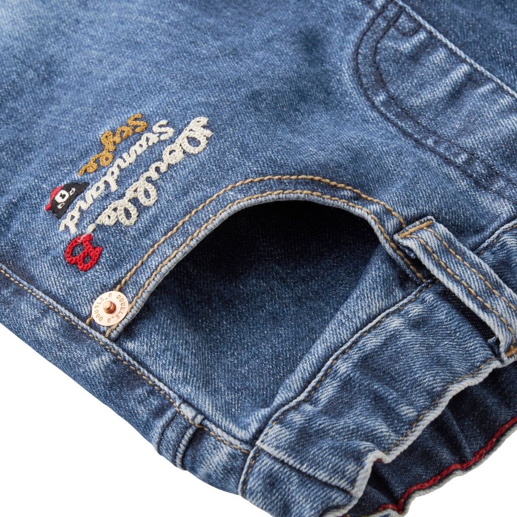 PANTALON EN JEAN DOUBLE B