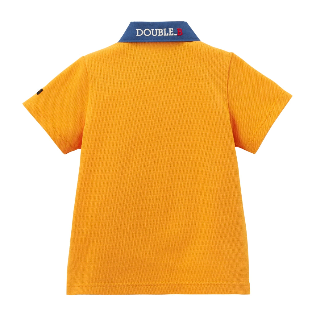 POLO JAUNE COTON DOUBLE B