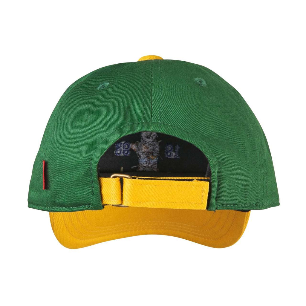 CASQUETTE DOUBLE B VERTE & JAUNE