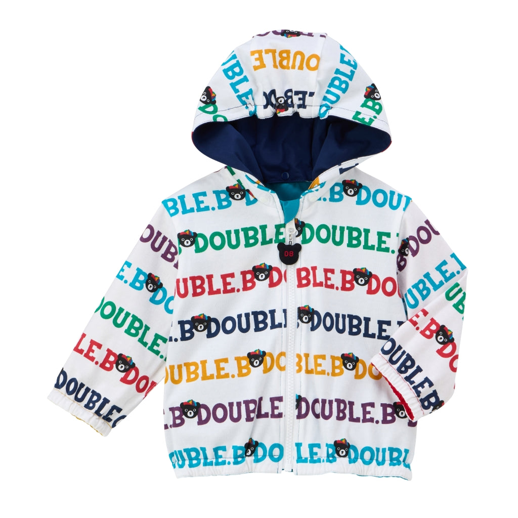 COUPE-VENT MULTICOLORE RÉVERSIBLE DOUBLE B