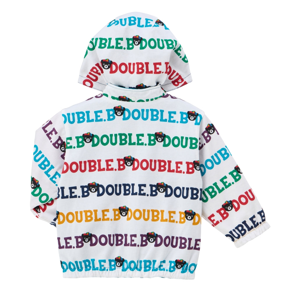 COUPE-VENT MULTICOLORE RÉVERSIBLE DOUBLE B
