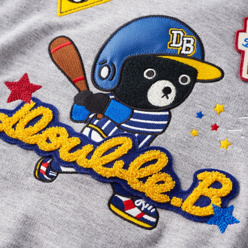 TEDDY BLEU ET JAUNE DOUBLE B