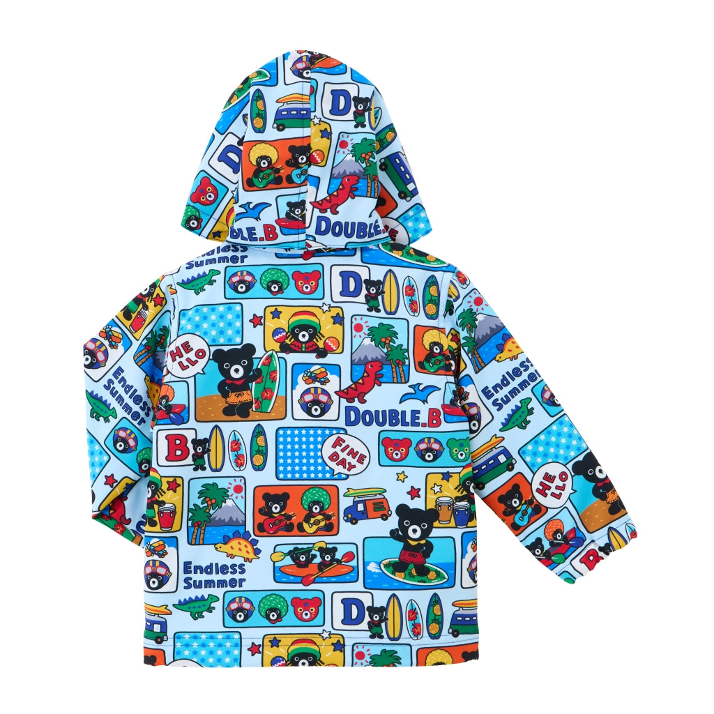 COUPE-VENT DOUBLE B BLEU CARTOONS