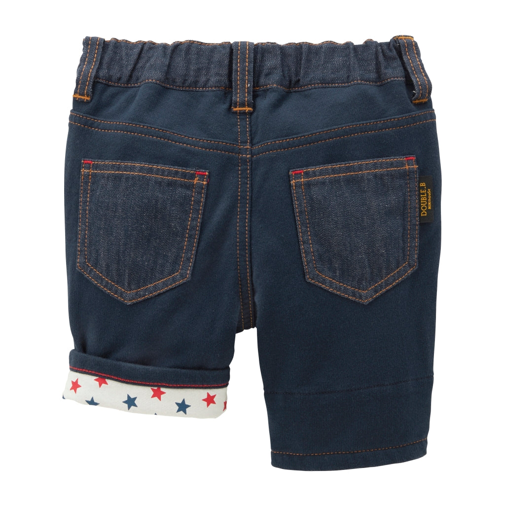 SHORT BLEU MARINE DOUBLE B