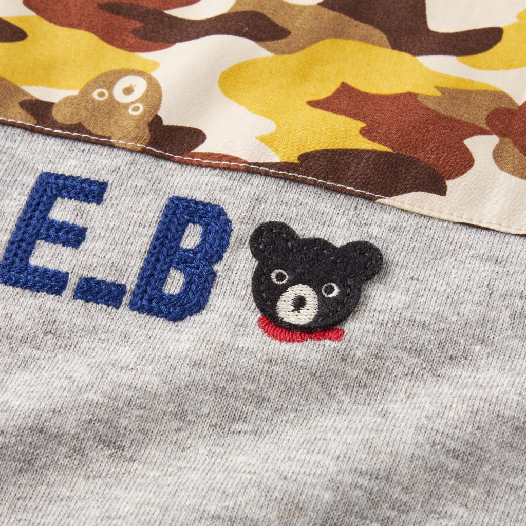 T-SHIRT DOUBLE B GRIS AVEC IMPRIMÉ