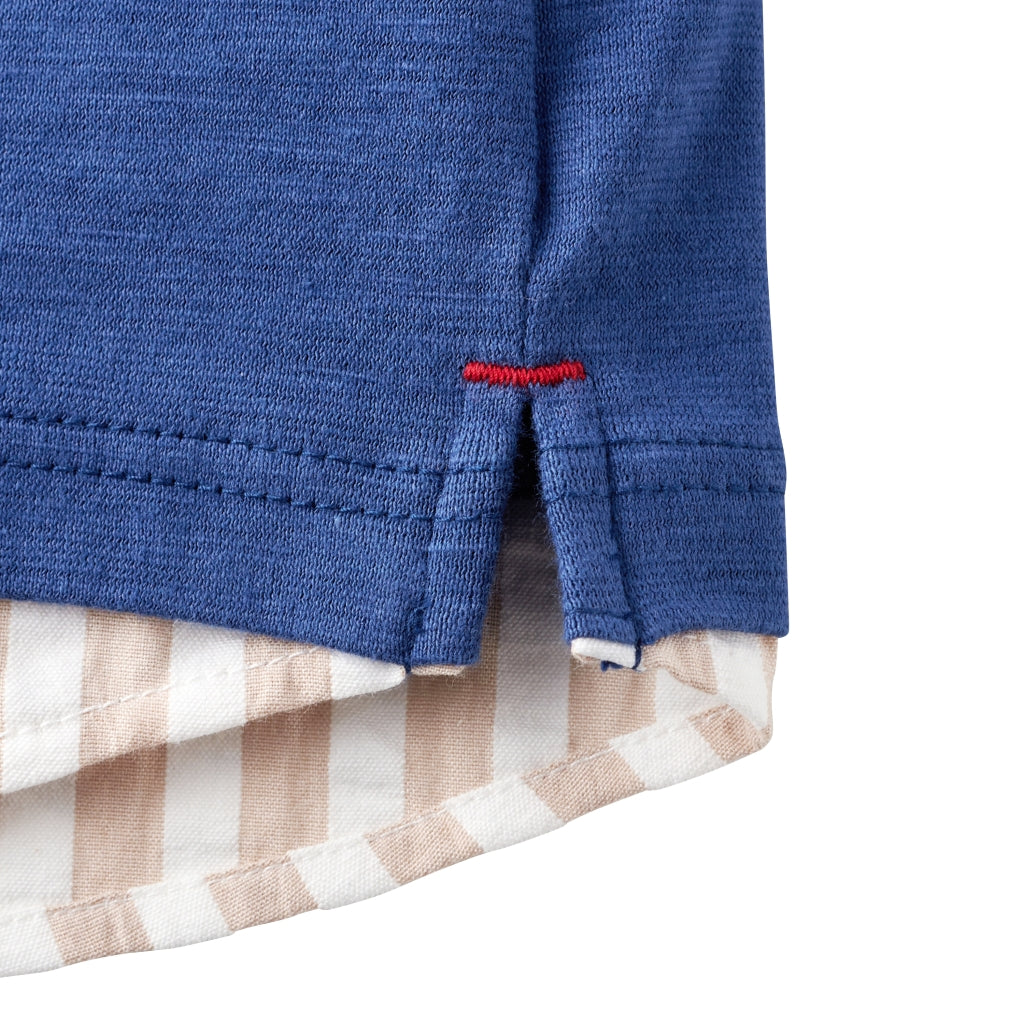 T-SHIRT BLEU 1998 DOUBLE B