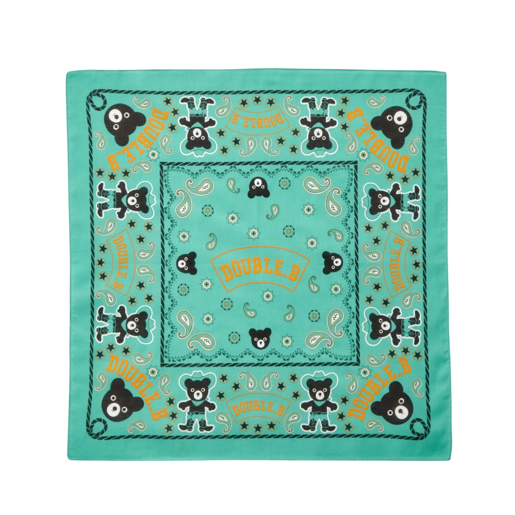 BANDANA BLEU AZUR DOUBLE B