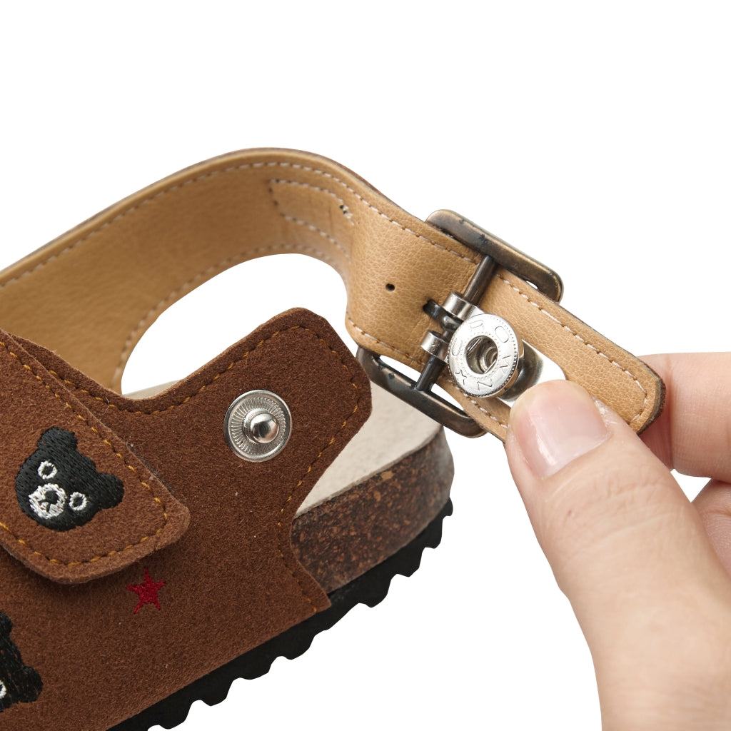 SANDALES OUVERTES MARRONS DOUBLE B