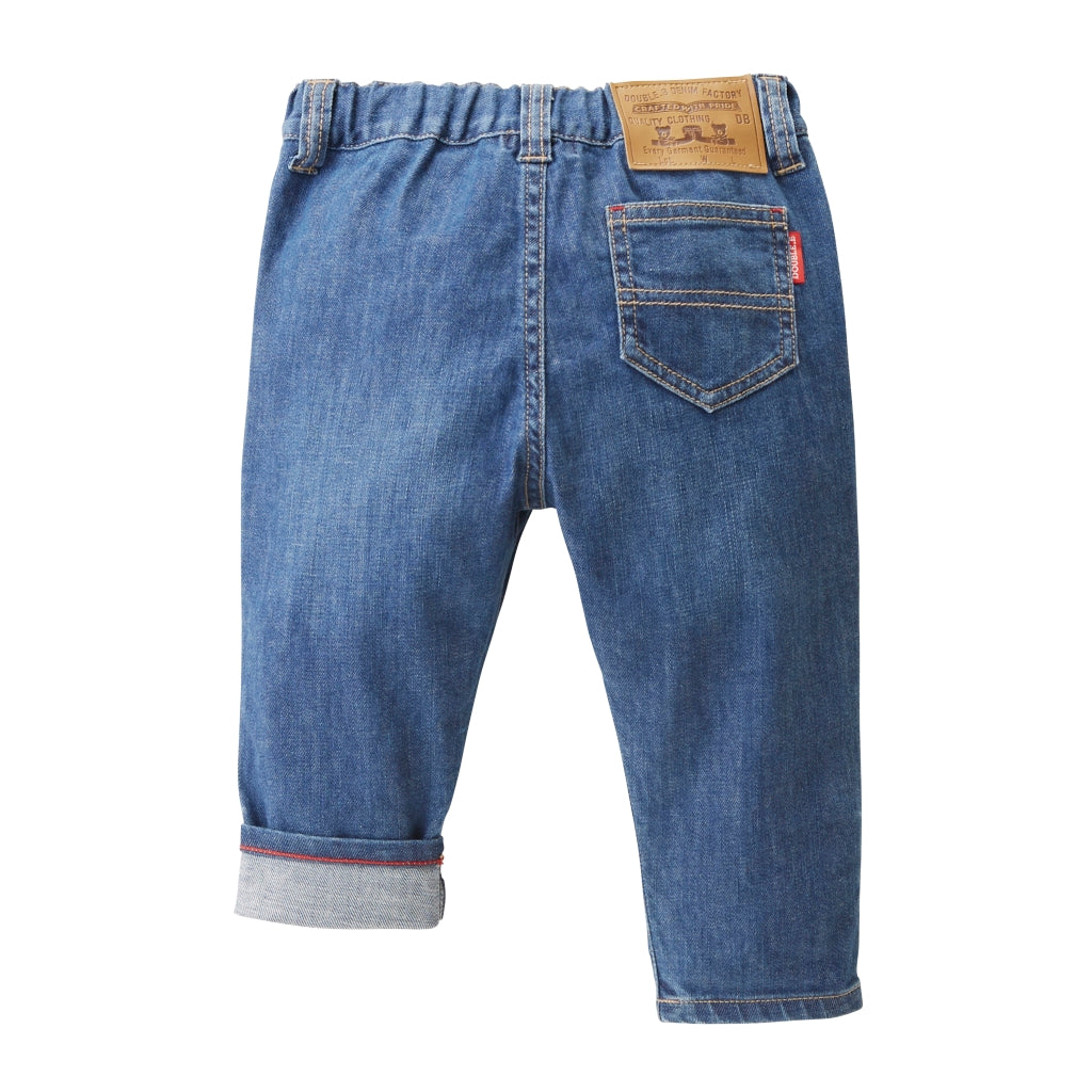 PANTALON BLEU DOUBLE B GARCON MIKI HOUSE