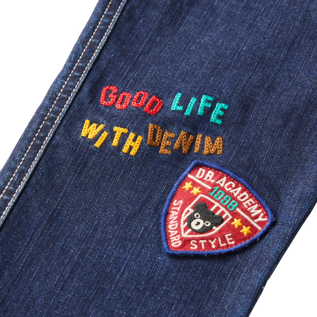 JEAN BLEU PATCH DOUBLE B