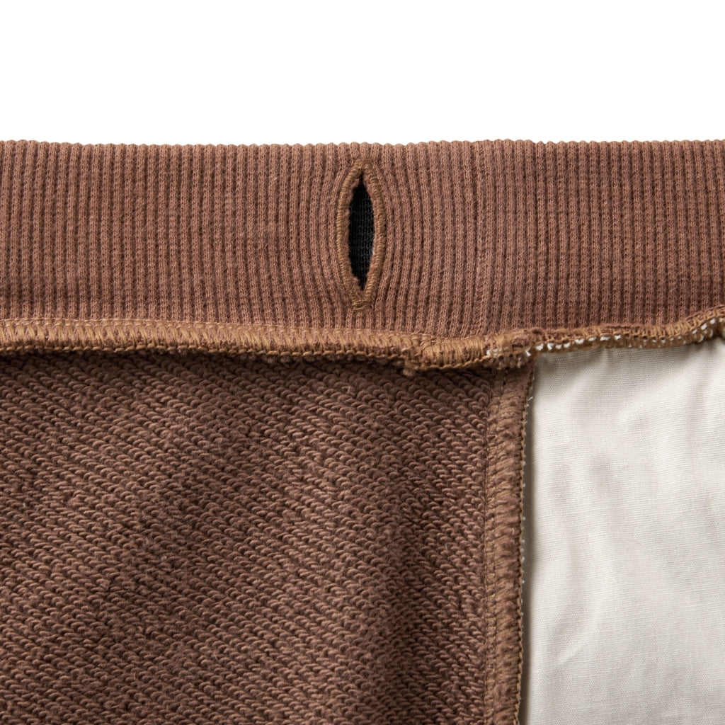 PANTALON JOGGING MARRON CANNETTES