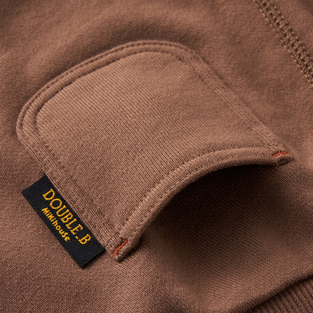 PANTALON JOGGING MARRON CANNETTES