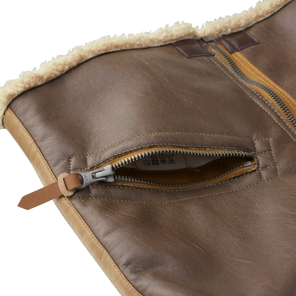 VESTE EN CUIR SYNTHÉTIQUE DOUBLE B