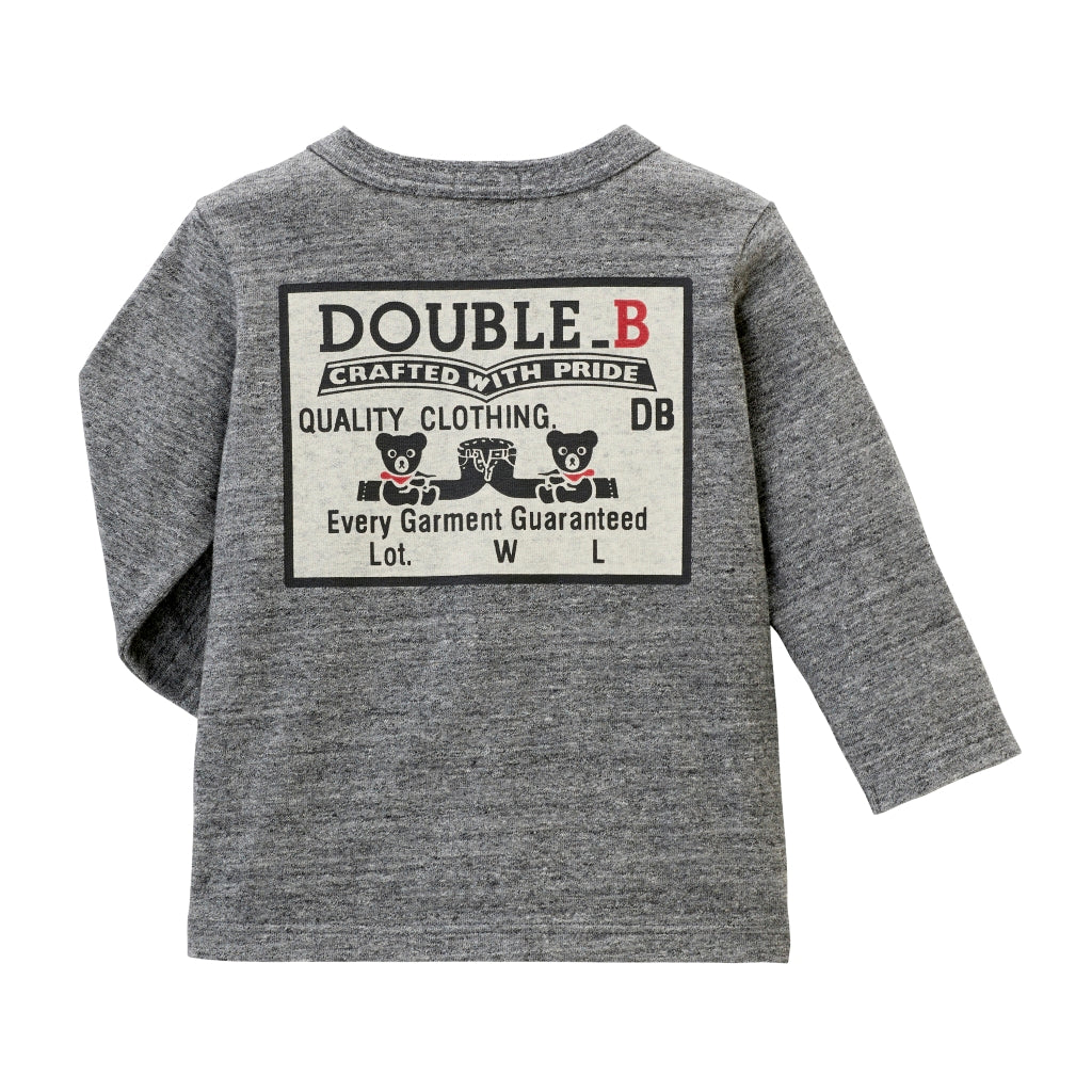 PULL CLASSIQUE GRIS DOUBLE B GARCON MIKI HOUSE