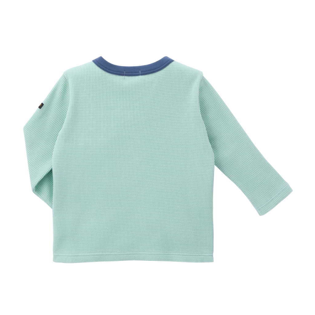 T-SHIRT CYAN DOUBLE B EN COTTON