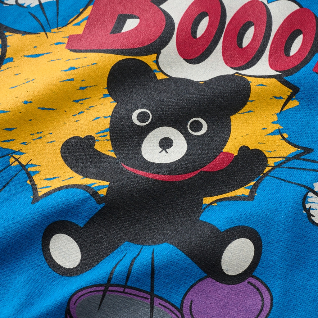 T-SHIRT DOUBLE B MANCHES LONGUES BLEU COMICS