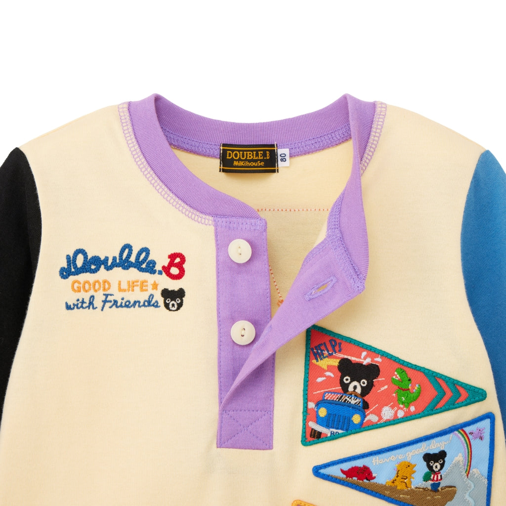 T-SHIRT DOUBLE B MANCHES LONGUES